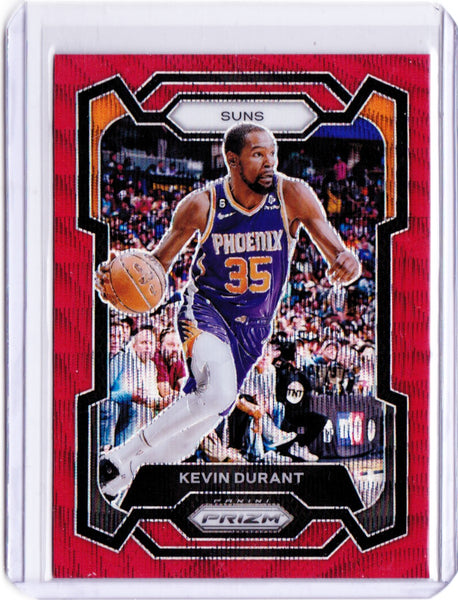 2023-24 Panini Prizm - Ruby Wave Prizm #5 Kevin Durant