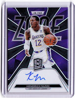 2021-22 Panini Spectra - In the Zone Autographs #ITZ-KNU Kendrick Nunn /99