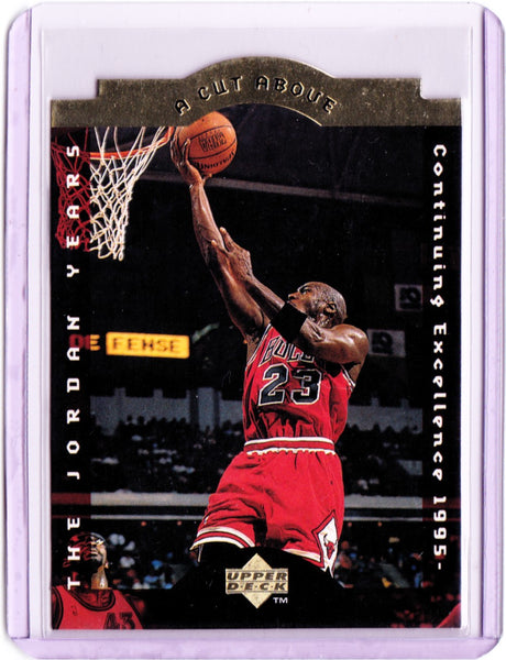 1996-97 Upper Deck Collector's Choice - A Cut Above: The Jordan Years #CA10 Michael Jordan