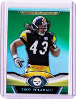 2011 Topps Platinum - Green Refractor #3 Troy Polamalu
