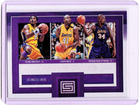 2017-18 Panini Status - Factions #30 Kobe Bryant, Glen Rice, Shaquille O'Neal