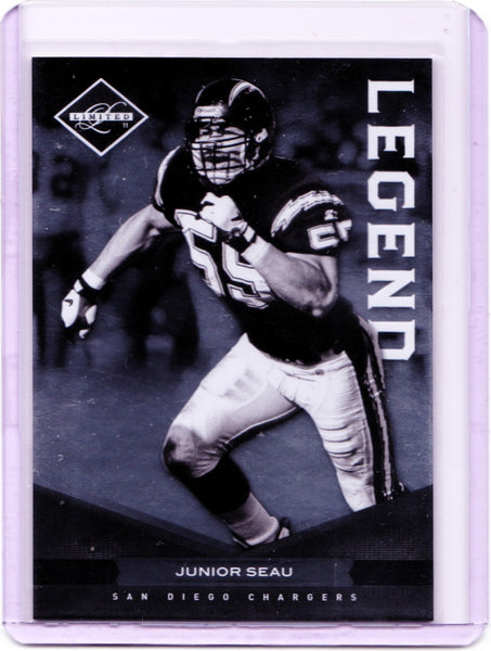 2011 Panini Limited #114 Legends - Junior Seau /499