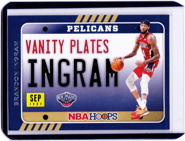 2020-21 Panini NBA Hoops - Vanity Plates #19 Brandon Ingram