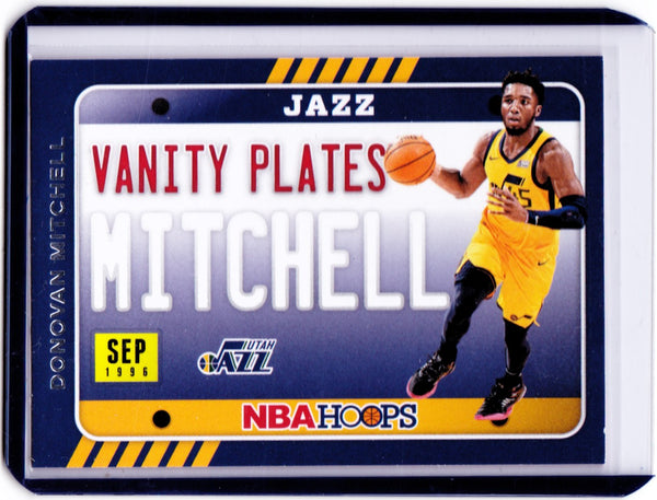 2020-21 Panini NBA Hoops - Vanity Plates #13 Donovan Mitchell