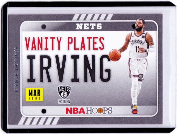 2020-21 Panini NBA Hoops - Vanity Plates #11 Kyrie Irving