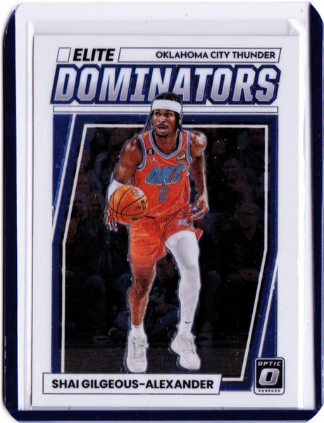 2022-23 Panini Donruss Optic - Elite Dominators #16 Shai Gilgeous-Alexander