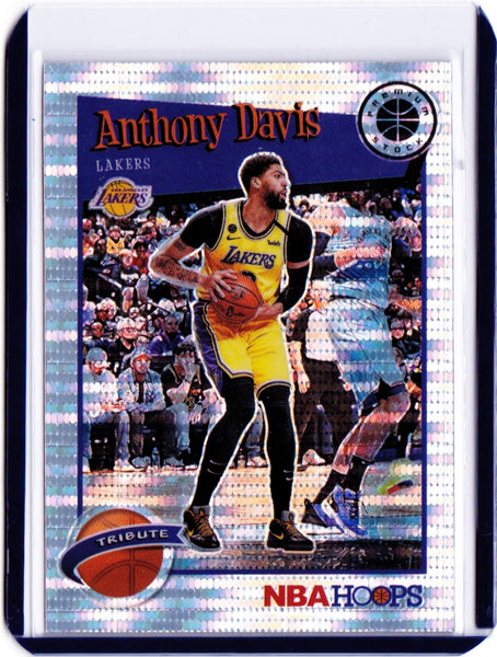 2019-20 Panini NBA Hoops Premium Stock - Box Set Pulsar Prizm #294 Hoops Tribute - Anthony Davis