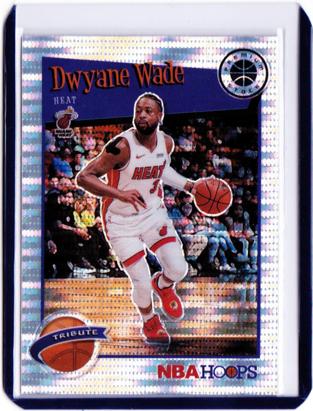 2019-20 Panini NBA Hoops Premium Stock - Box Set Pulsar Prizm #287 Hoops Tribute - Dwyane Wade