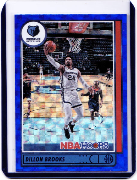 2021-22 Panini NBA Hoops - Hyper Blue #142 Dillon Brooks