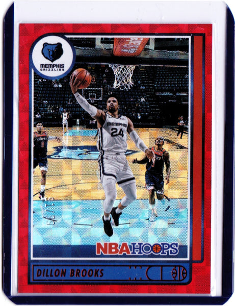 2021-22 Panini NBA Hoops - Hyper Red #142 Dillon Brooks /99