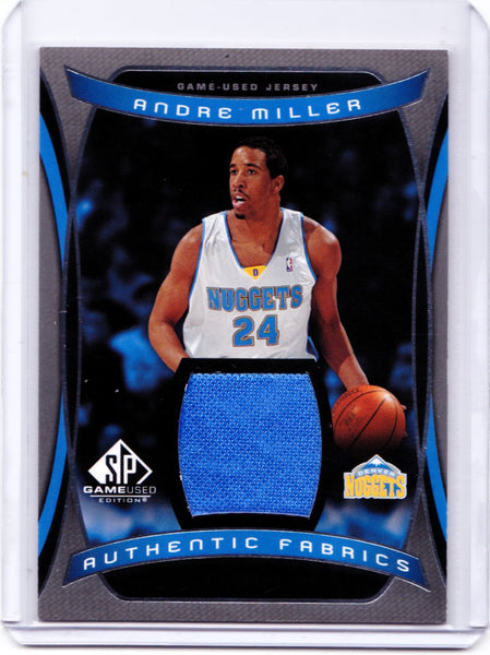 2004-05 SP Game Used - Authentic Fabrics #AF-AN Andre Miller