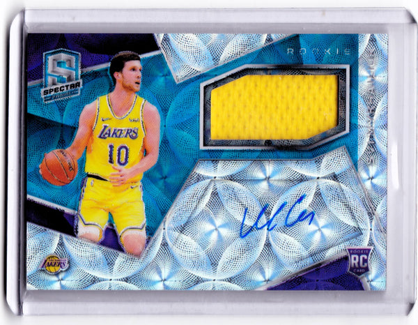 2018-19 Panini Spectra - Neon Blue #132  Rookie Jersey Autographs - Svi Mykhailiuk /99