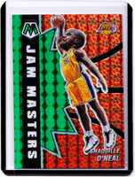 2020-21 Panini Mosaic - Jam Masters - Mosaic Green Prizm #14 Shaquille O'Neal