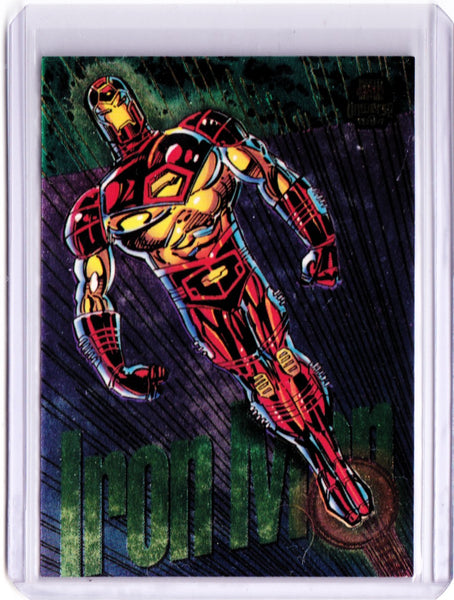 1994 Fleer Marvel Universe Series V - Power Blast #7 Iron Man