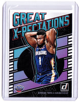 2019-20 Panini Donruss - Great X-Pectations #7  Zion Williamson