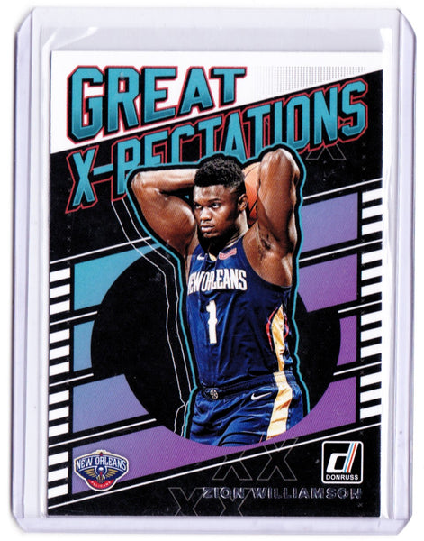 2019-20 Panini Donruss - Great X-Pectations #7  Zion Williamson