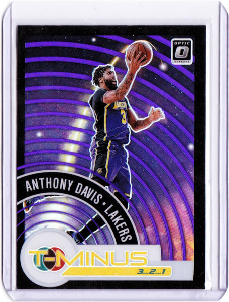 2020-21 Panini Donruss Optic - T-Minus 3, 2, 1 - Holo Prizm #2 Anthony Davis