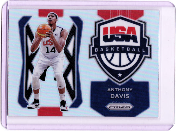 2021-22 Panini Prizm - USA Basketball - Silver Prizm #3 Anthony Davis