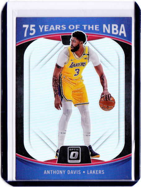 2021-22 Panini Prizm - Optic 75 Years of the NBA #28 Anthony Davis