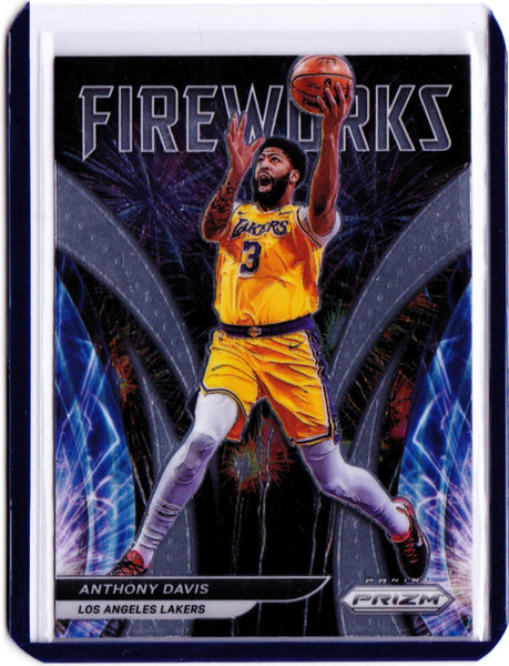 2021-22 Panini Prizm - Fireworks #16 Anthony Davis