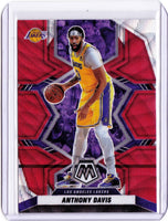 2021-22 Panini Mosaic - Red Wave Mosaic Prizm #162 Anthony Davis