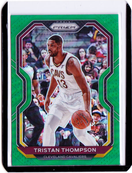 2020-21 Panini Prizm - Green Prizm #89 Tristan Thompson