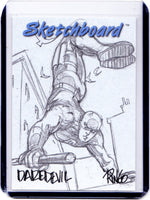 1998 SkyBox Marvel Creators Collection - Sketchboard Redemptions - Blue #8 Daredevil