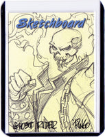 1998 SkyBox Marvel Creators Collection - Sketchboard Redemptions - Yellow #11 Ghost Rider