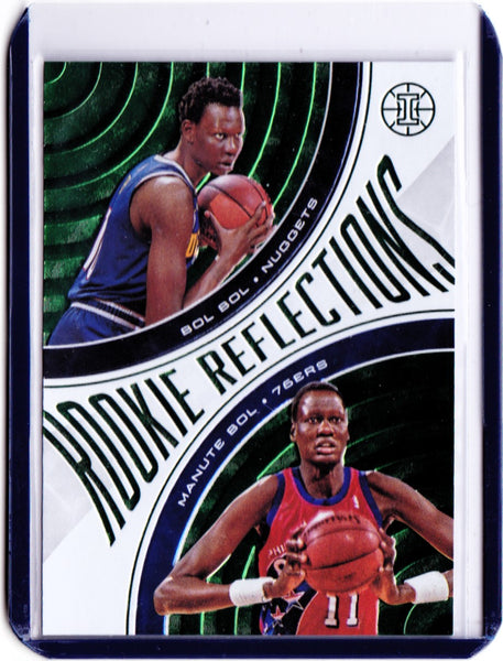 2019-20 Panini Illusions - Rookie Reflections - Emerald #24 Bol Bol, Manute Bol