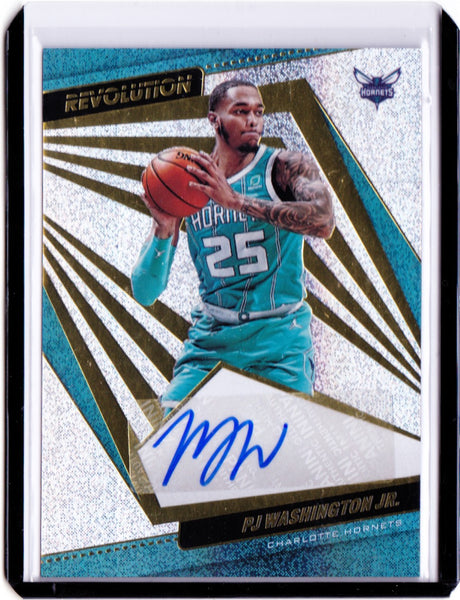 2021-22 Panini Revolution - Autographs #AG-PJW PJ Washington Jr.