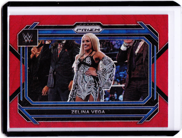 2023 Panini Prizm WWE - Ruby Wave Prizm #57 Zelina Vega