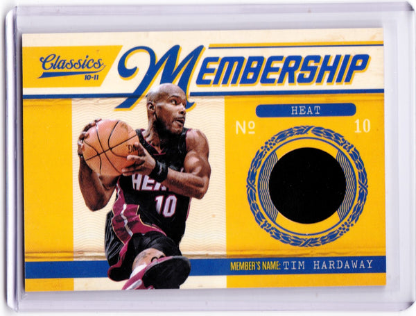 2010-11 Panini Classics - Classic Membership Materials #44 Tim Hardaway /499