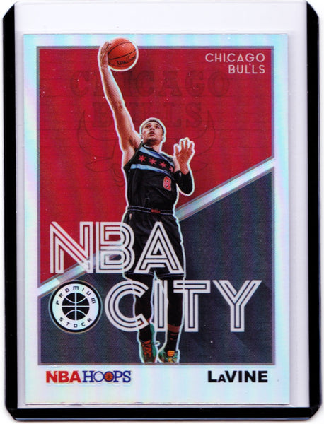 2019-20 Panini NBA Hoops Premium Stock - NBA City - Holo #23 Zach LaVine