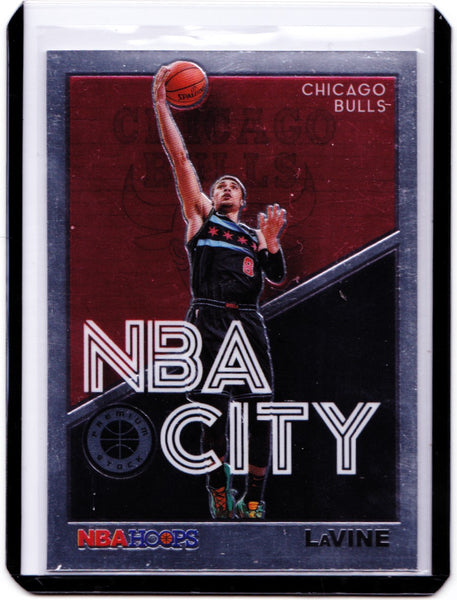2019-20 Panini NBA Hoops Premium Stock - NBA City #23 Zach LaVine