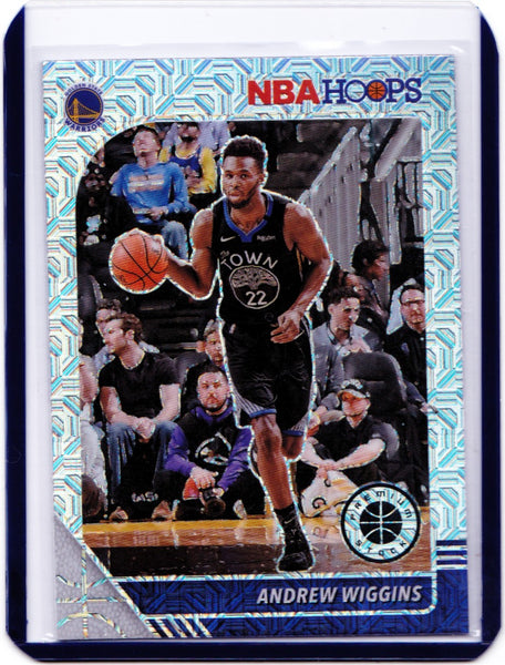2019-20 Panini NBA Hoops Premium Stock - Silver Mojo Prizm #110 Andrew Wiggins