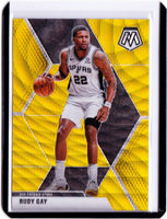 2019-20 Panini Mosaic - Gold Wave Prizm #26 Rudy Gay