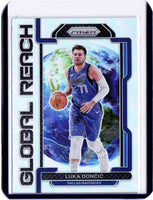 2021-22 Panini Prizm - Global Reach - Silver Prizm #4 Luka Doncic