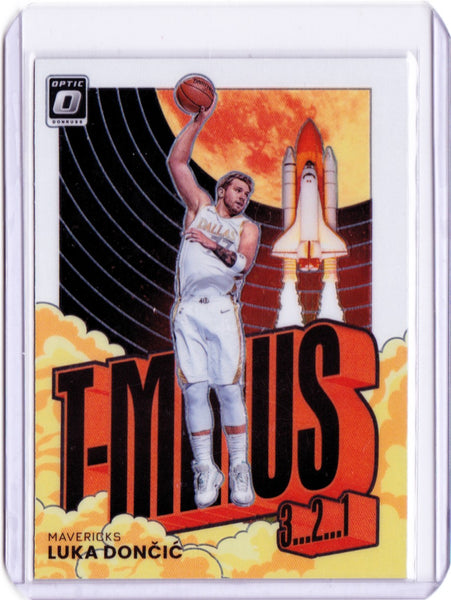 2021-22 Panini Donruss Optic - T-Minus 3, 2, 1 #7 Luka Doncic