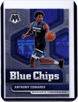 2020-21 Panini Mosaic - Blue Chips #14  Anthony Edwards