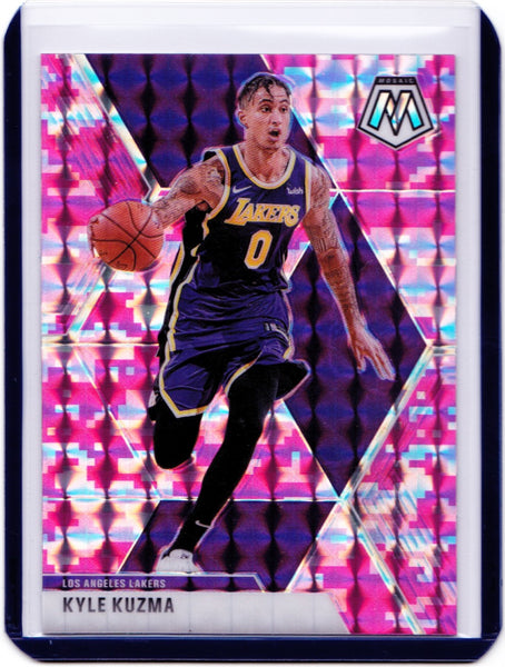 2019-20 Panini Mosaic - Pink Camo Prizm #28 Kyle Kuzma