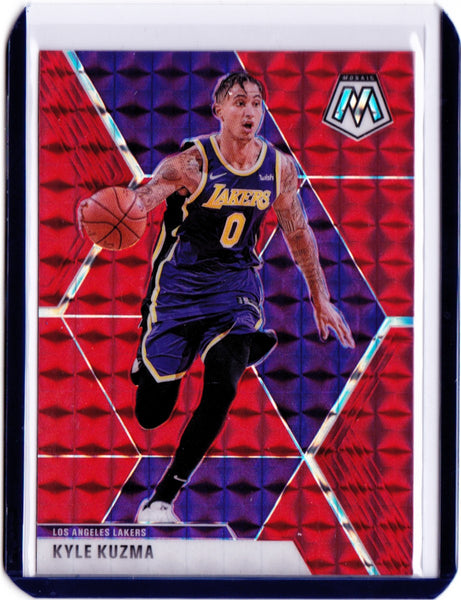 2019-20 Panini Mosaic - Red Prizm #28 Kyle Kuzma