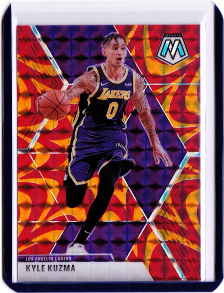 2019-20 Panini Mosaic - Reactive Orange Prizm #28 Kyle Kuzma