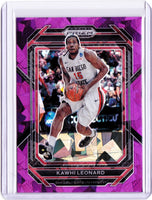 2023-24 Panini Prizm Draft Picks - Purple Ice Prizm #60 Kawhi Leonard /149