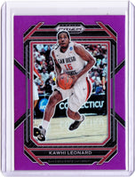 2023-24 Panini Prizm Draft Picks - Purple Prizm #60 Kawhi Leonard /75