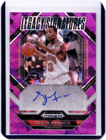 2023-24 Panini Prizm Draft Picks - Legacy Signatures - Purple Ice Prizm #LS-SFM - Steve Francis /99