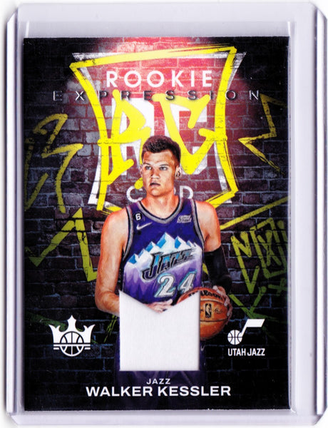 2022-23 Panini Court Kings - Rookie Expression Memorabilia #REM-WKJ  Walker Kessler