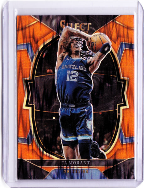 2022-23 Panini Select - Orange Flash Prizm #58 Concourse - Ja Morant