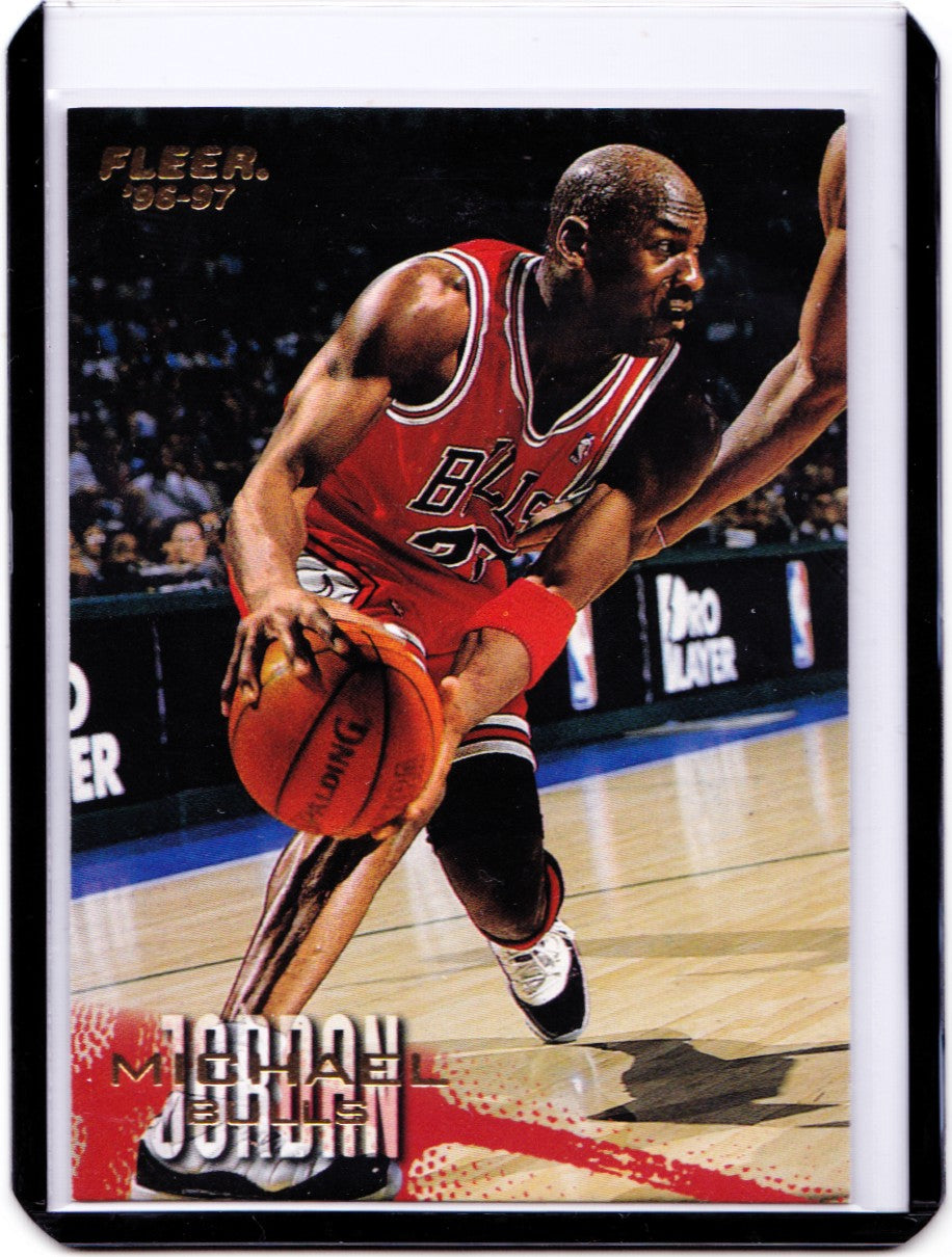 1996-97 Fleer #13 - Michael Jordan – topplaysportscards