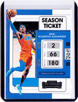 2021-22 Panini Contenders #85 Shai Gilgeous-Alexander