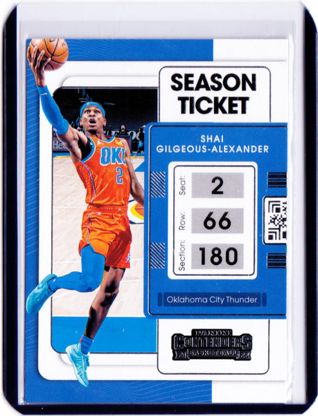 2021-22 Panini Contenders #85 Shai Gilgeous-Alexander